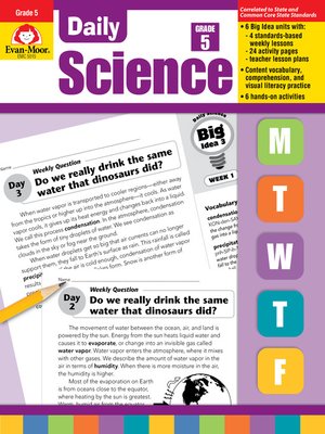 cover image of Daily Science, Grade 5